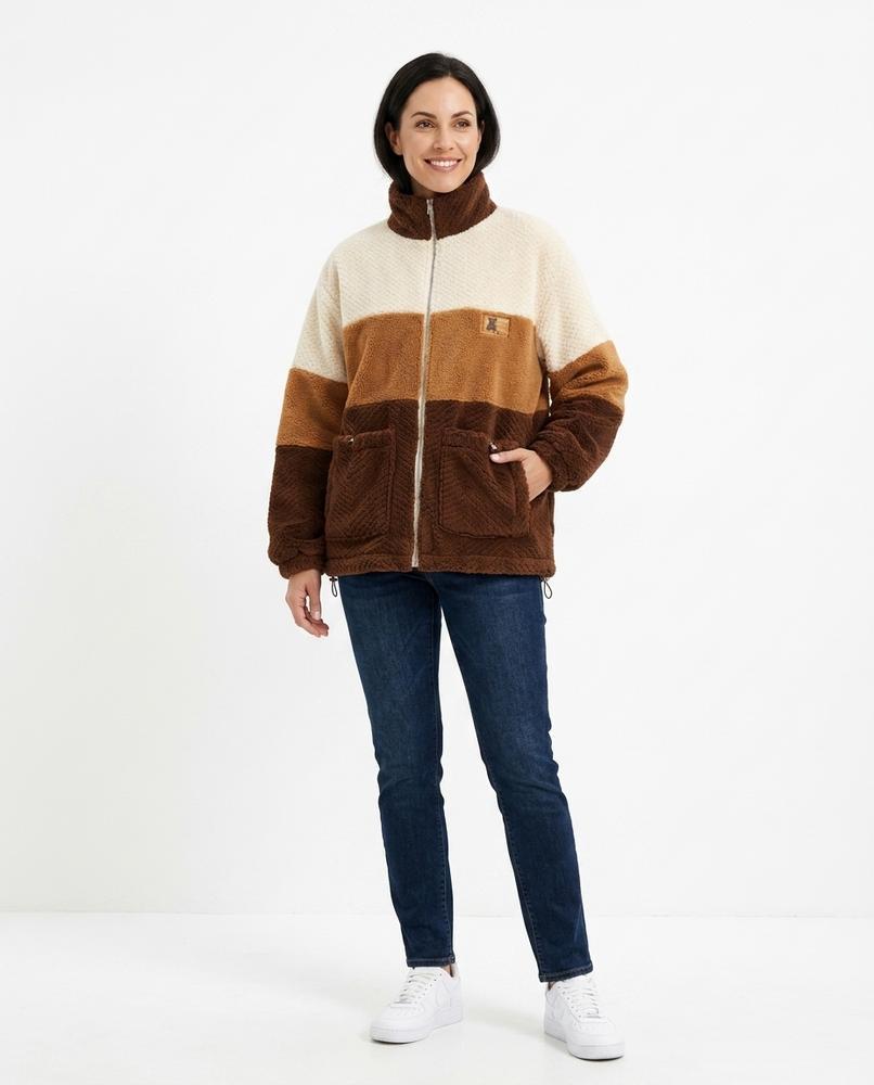 Theresa Mode - Mihal | Mehrfarbige Strukturierte Jacke Unisex