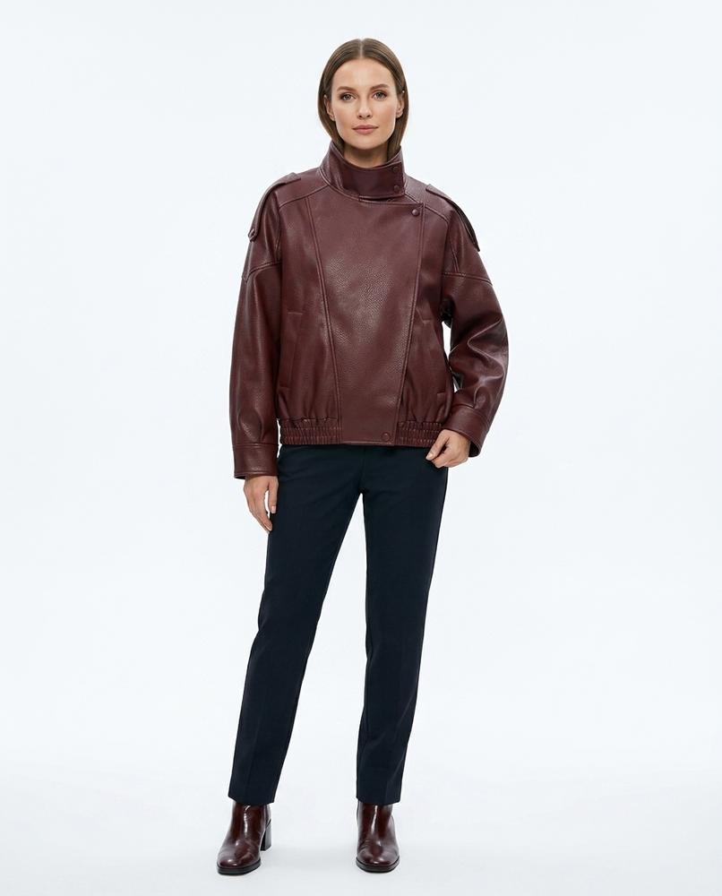Theresa Mode - Color | Asymmetrisch Gekörnt Jacke Damen