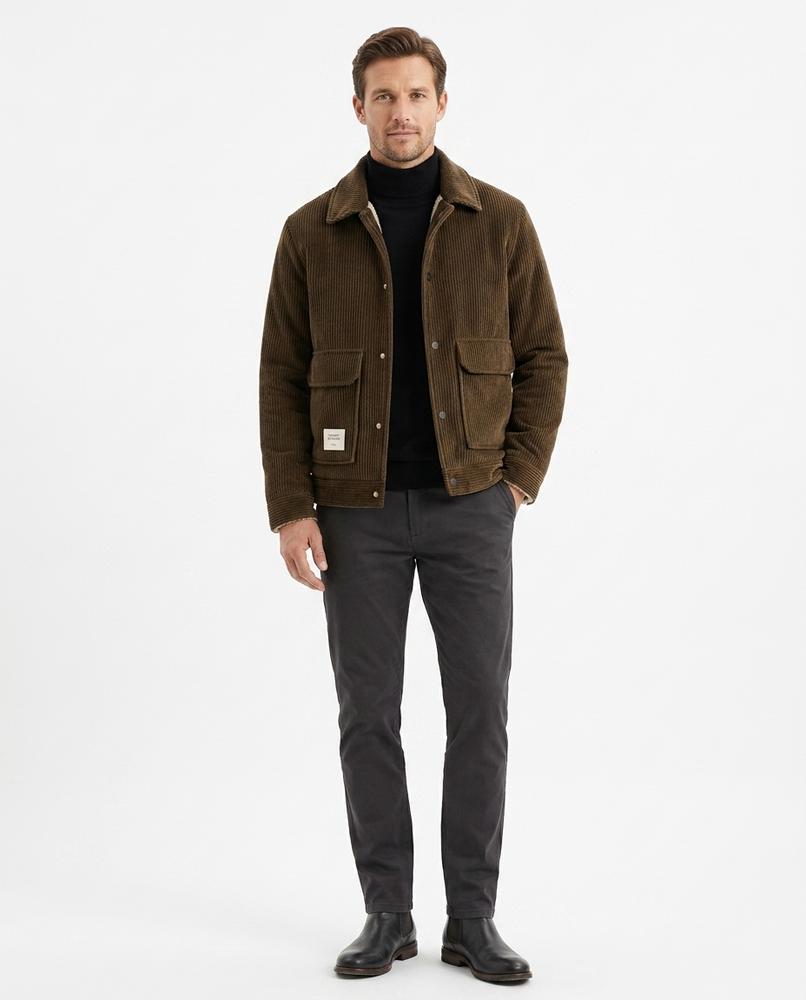 Theresa Mode - Vamir | Gefüttert Cord Jacke Herren