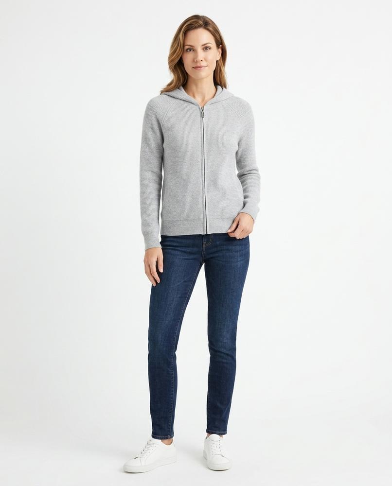 Theresa Mode - Miven | Gerippter Feingestrickter Hoodie Unisex